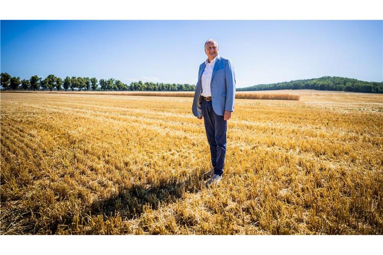 Bauernpräsident Joachim Rukwied. Das trockene Frühjahr stellte Bauern in manchen Regionen vor Probleme.
