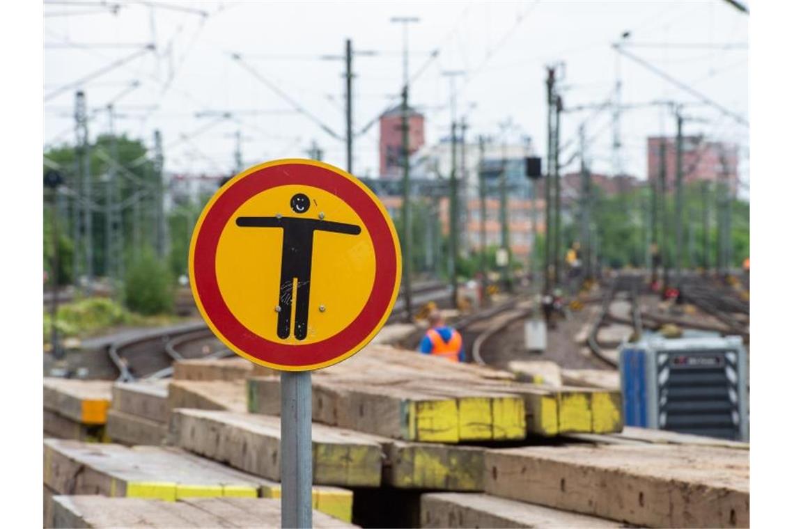 Baumaßnahmen am Hauptbahnhof in Hannover. Foto: Christophe Gateau/dpa