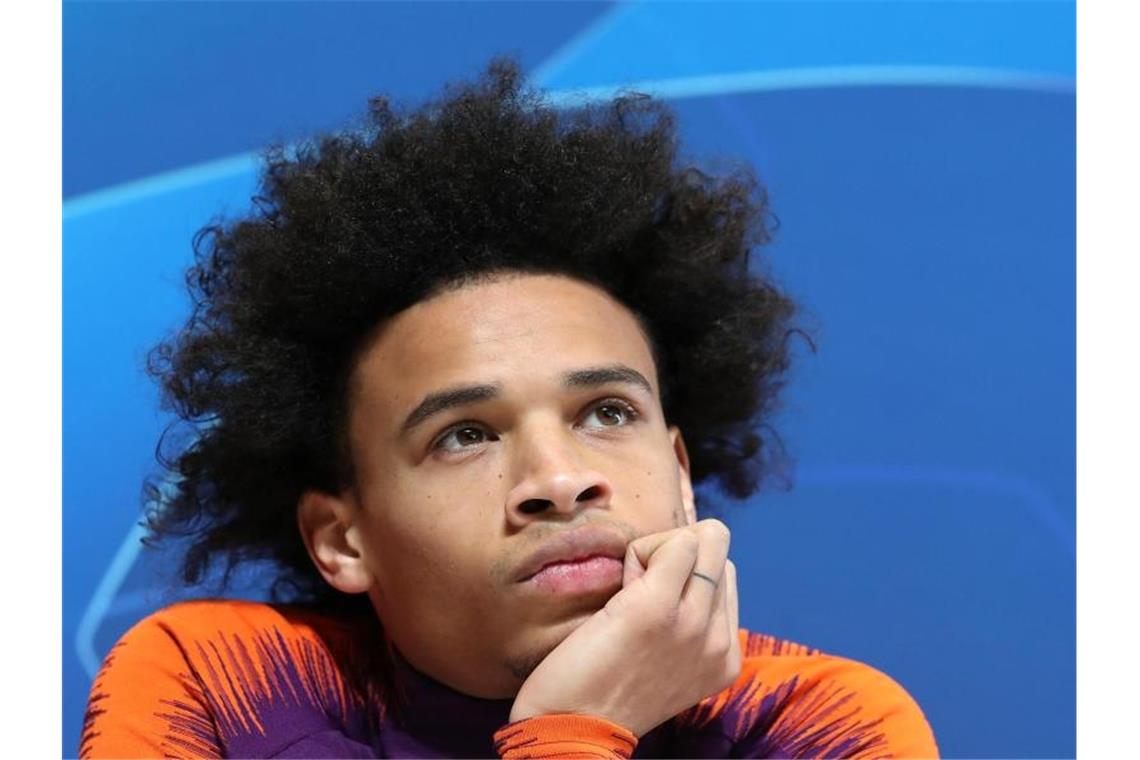 Bayern erwartet heute seine Unterschrift: Nationalspieler Leroy Sané. Foto: Martin Rickett/PA Wire/dpa