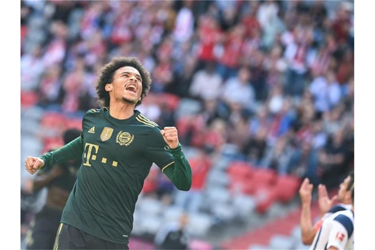 Bayern Münchens Leroy Sané machte gegen den VfL Bochum ein ganz starkes Spiel. Foto: Sven Hoppe/dpa