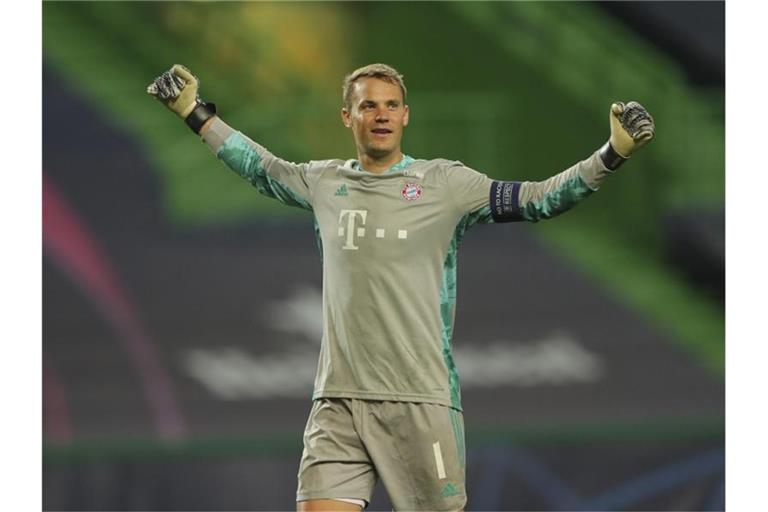 Bayern-Torhüter Manuel Neuer will den Champions-League-Titel. Foto: Miguel A. Lopes/pool EPA via AP/dpa