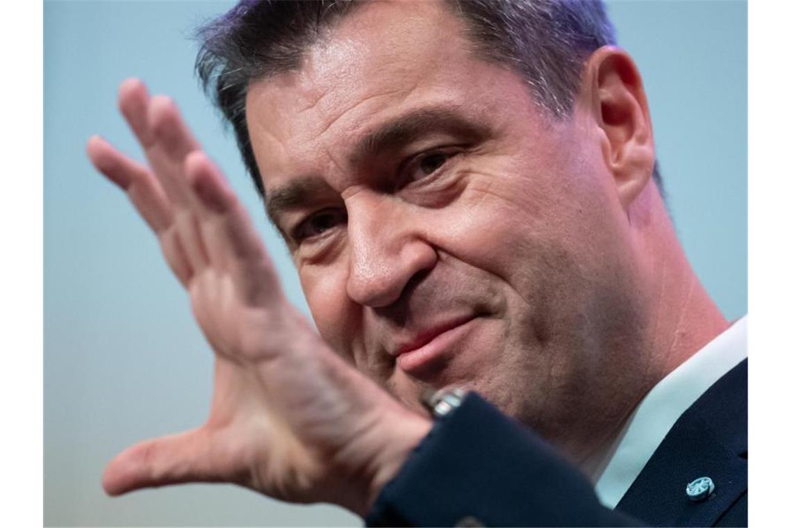 Widerstand gegen Scholz-Vorstoß zu EU-Einlagensicherung Bayerns Ministerpräsident Markus Söder (CSU) lehnt den Plan des Finanzministeriums für eine gemeinsame EU-Einlagensicherung in der bisherigen Form ab. Foto: Sven Hoppe/dpa