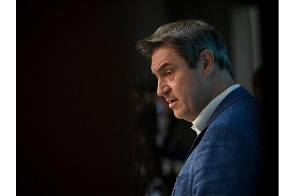 Söder glaubt nicht an vorgezogene Bund-Länder-Konferenz Bayerns Ministerpräsident Markus Söder glaubt nicht an eine Konferenz von Bund und Ländern in dieser Woche. Foto: Peter Kneffel/dpa