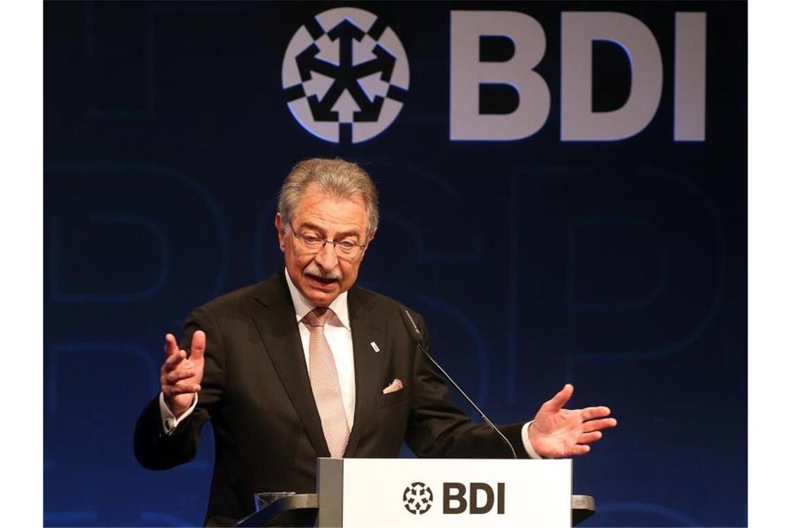 BDI sieht keine schnellen Fortschritte bei Mobilfunk-Ausbau BDI-Präsident Dieter Kempf bei einer Veranstaltung Anfang Juni in Berlin. Foto: Wolfgang Kumm