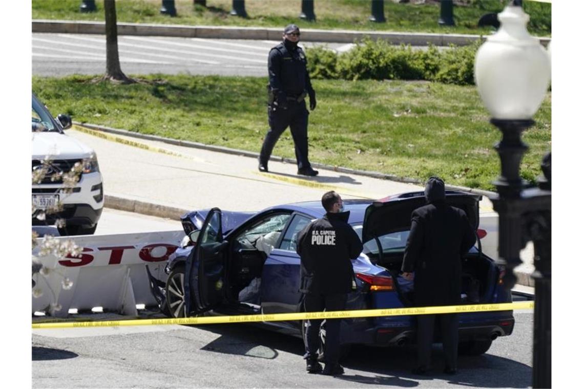 Auto rammt Polizisten am US-Kapitol: Zwei Tote