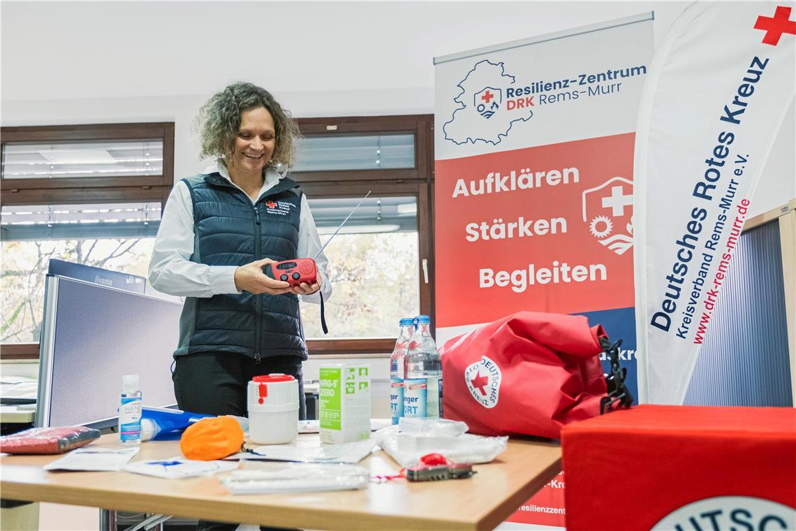 Resilienz-Zentrum des DRK in Waiblingen startet Beate Wichtler ist zuständig für das neue Resilienz-Zentrum. Foto: Danijel Grbic