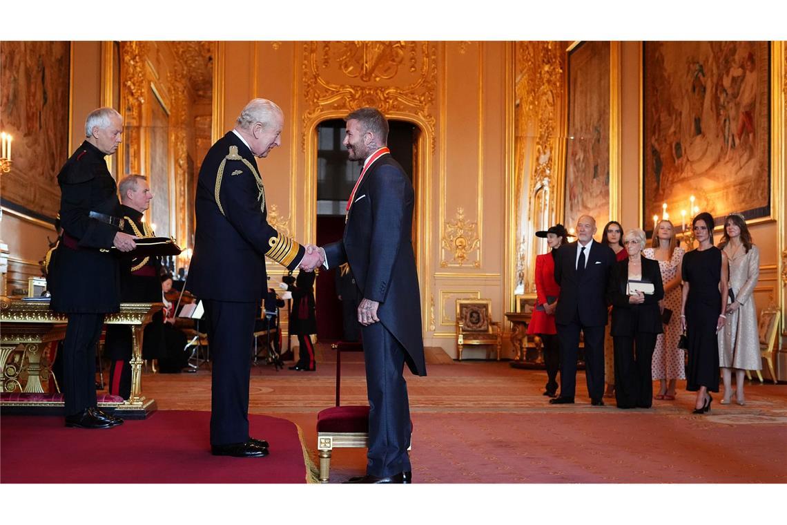 Beckham gilt als großer Verehrer des Königshauses.