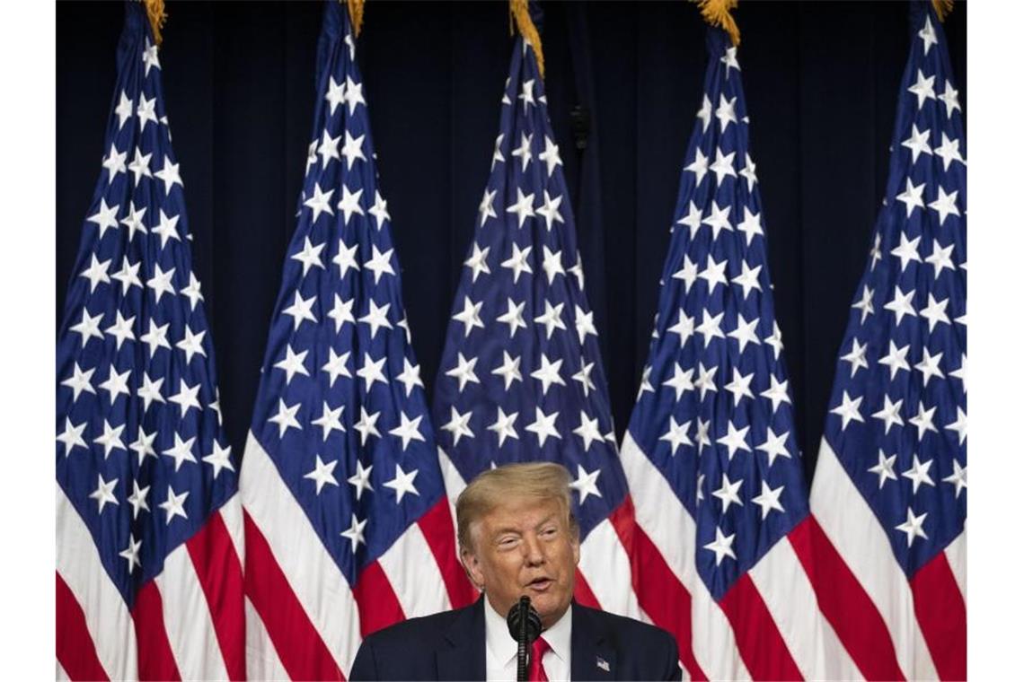 Trump bedauert manche seiner Tweets Bedauert manche seiner Tweets: US-Präsident Donald Trump. Foto: Alex Brandon/AP/dpa