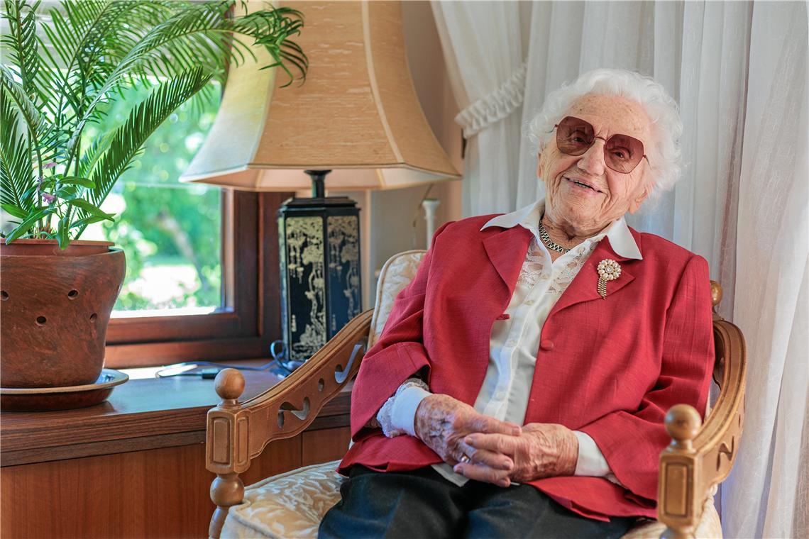 Auch mit 101 Jahren ist Rosa Schunter noch eigenständig Beeindruckende 101 Jahre alt ist Rosa Luise Schunter, die immer noch in ihrem Haus in Grab wohnt. Foto: Stefan Bossow