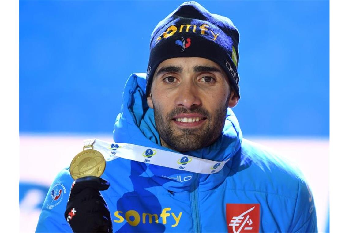 Biathlon-Star Fourcade gewinnt letztes Karriererennen