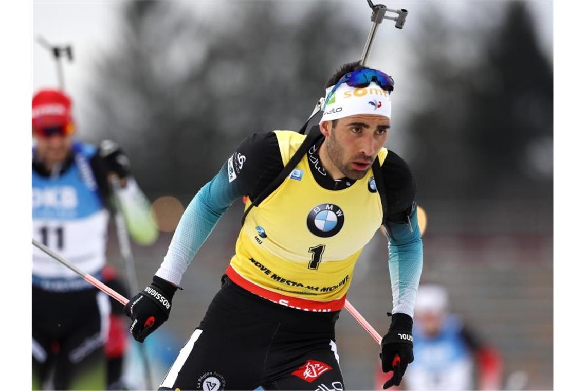 Biathlon-Star Fourcade gewinnt letztes Karriererennen