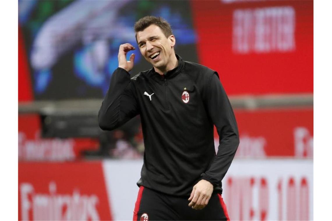 Ex-Bayern-Stürmer Mandzukic beendet Karriere Beendete seine Karriere: Stürmer Mario Mandzukic. Foto: Antonio Calanni/AP/dpa
