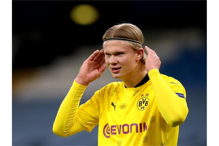 Begehrter Dortmunder Torjäger: Erling Haaland. Foto: Nick Potts/PA Wire/dpa
