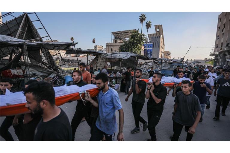 Bei Beschuss und Angriffen der israelischen Armee im Gazastreifen hat es  wieder viele Tote gegeben.