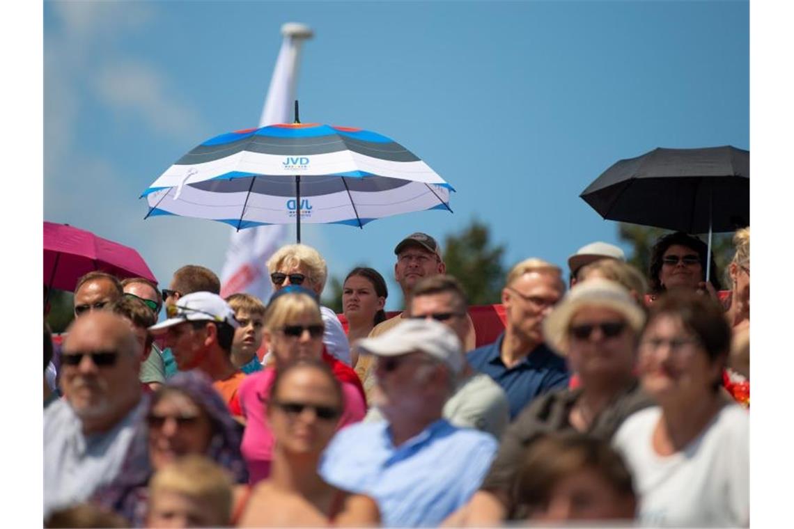 Bei bestem Wetter ist das Zuschauerinteresse an den Finals groß. Foto: Monika Skolimowska