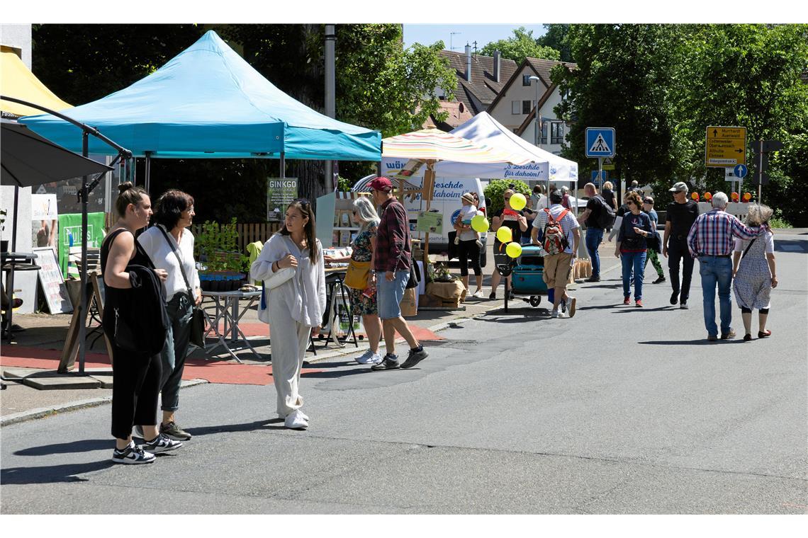 Bei bestem Wetter macht das Schlendern durch die Straßen viel Freude. 