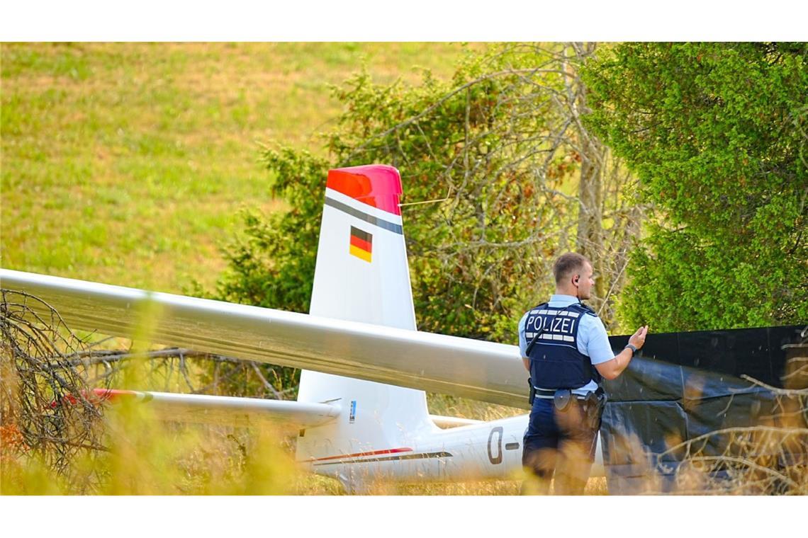 Pilotin stirbt bei Absturz mit Segelflugzeug