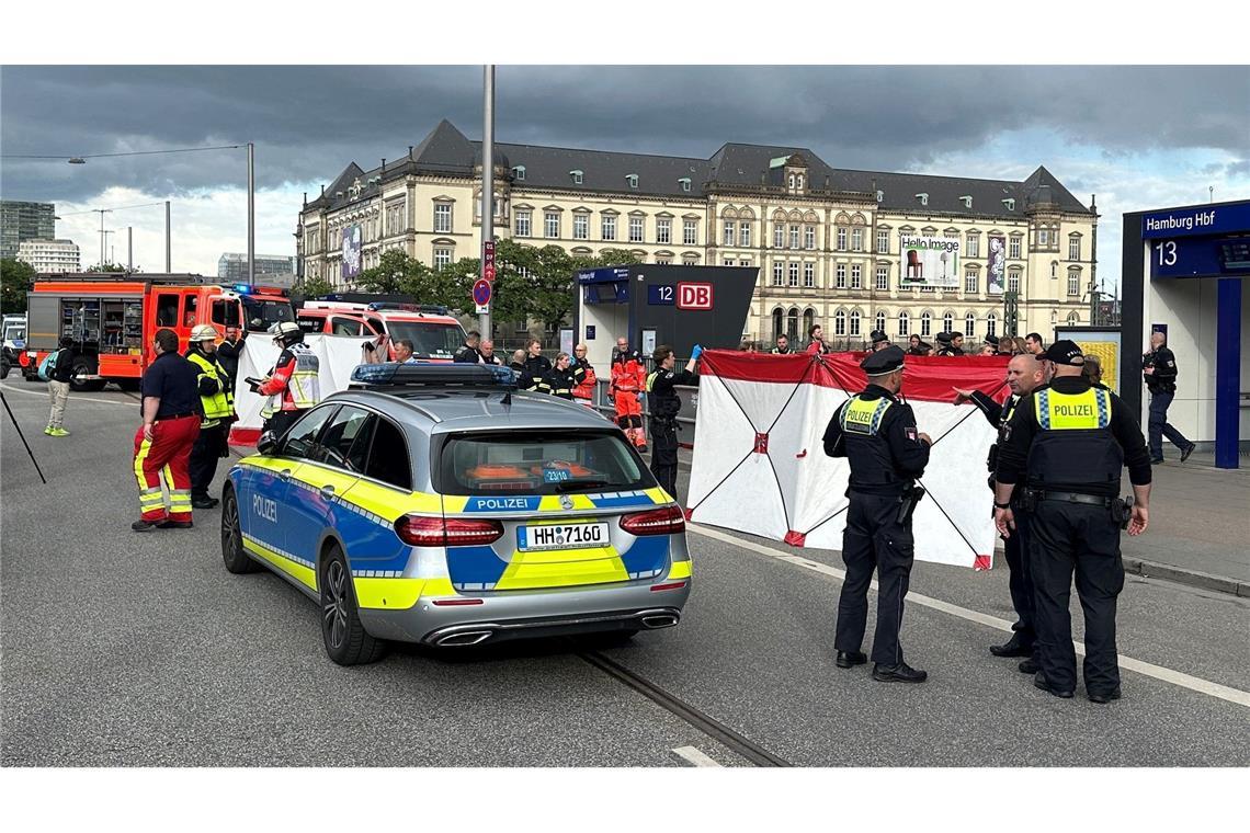 Messerangriff in Hamburg: Was wir wissen - und was nicht Bei dem Messerangriff auf dem Hamburger Hauptbahnhof sind mehrere Menschen schwer verletzt worden.