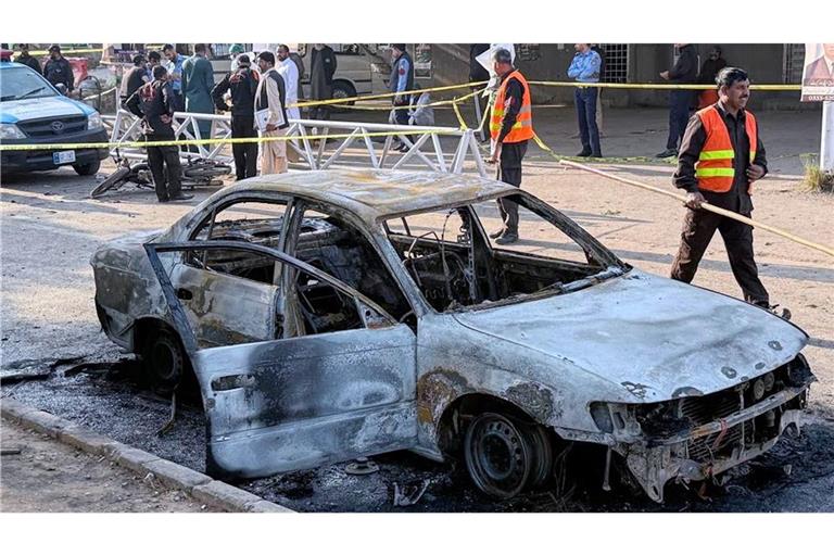 Bei dem Selbstmordanschlag kamen mindestens zwölf Menschen ums Leben.