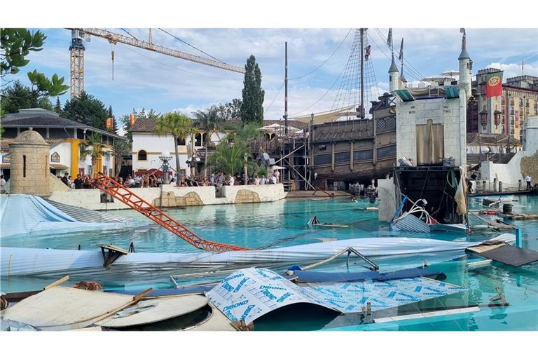 Bei dem Unfall im Europa-Park  waren im August 2023 mehrere Menschen verletzt worden.