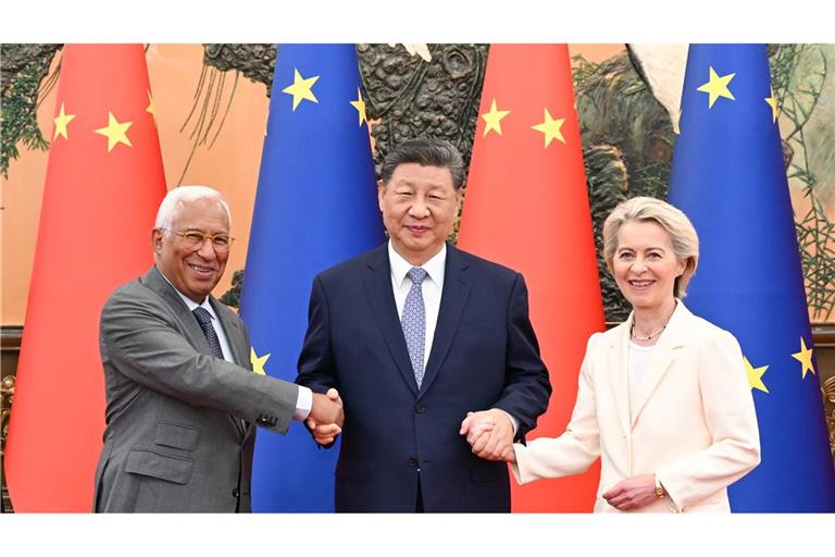 Bei den Gesprächen mit China war Handel ein wichtiges Thema.