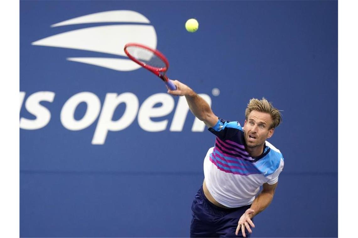 Bei den US Open ausgeschieden: Peter Gojowczyk. Foto: Frank Franklin Ii/AP/dpa