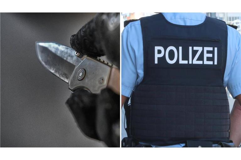 Bei der Auseinandersetzung soll auch ein Messer eingesetzt worden sein. (Symbolbilder)
