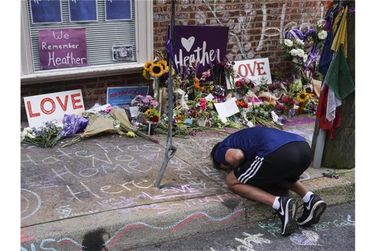 Bei der Demonstration „Vereint die Rechte“ von Extremisten in Charlottesville war es am 12. August 2017 zu Ausschreitungen gekommen. Foto: Go Nakamura/ZUMA Wire/dpa
