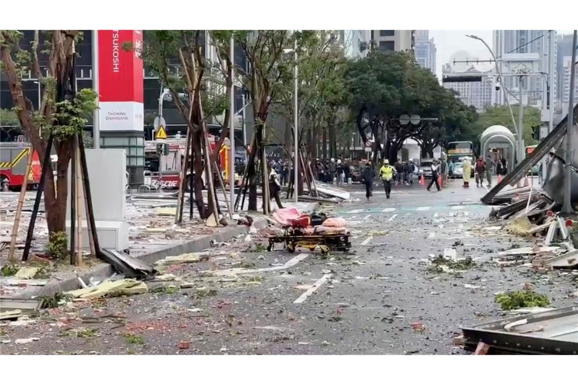 Mehrere Tote bei Kaufhaus-Explosion in Taiwan