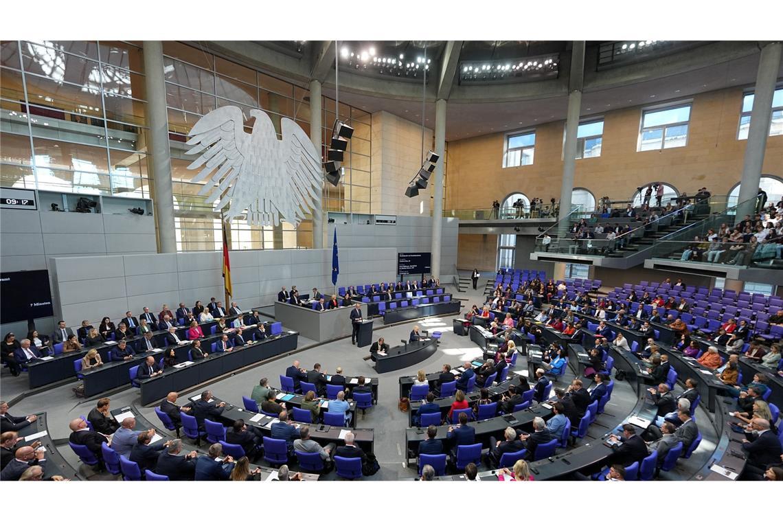 Bei der Generaldebatte wird es voll im Parlament.