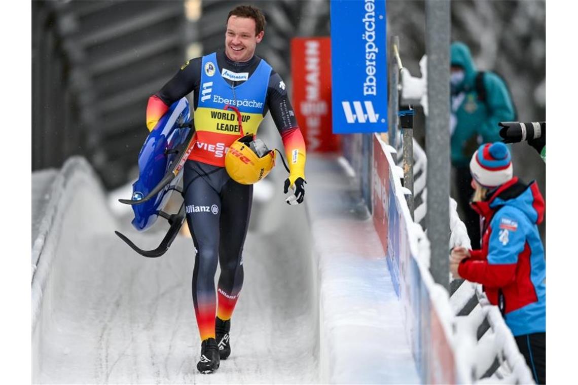 Das bringt der Wintersport am Freitag Bei der Heim-WM wollen die deutschen Rodel-Asse für Furore sorgen - allen voran Felix Loch. Foto: Hendrik Schmidt/dpa-Zentralbild/dpa