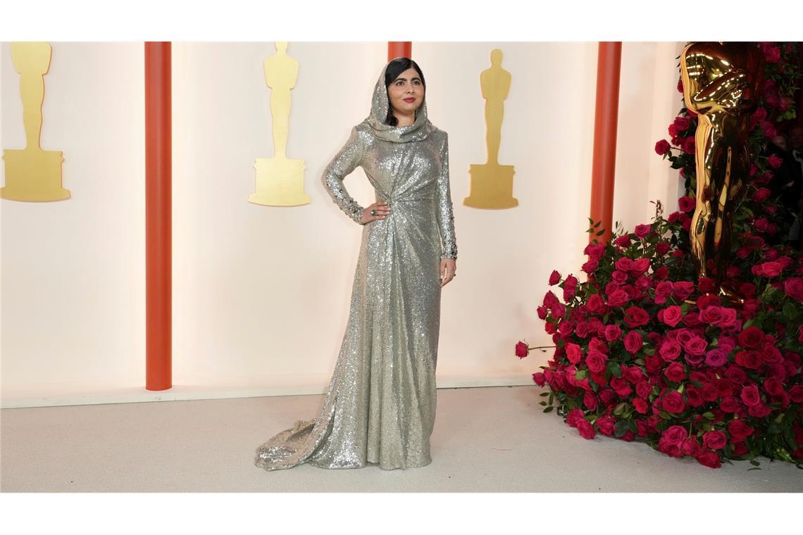 Malala: Von der Einsamkeit der Lichtgestalt Bei der Oscar-Verleihung 2023 zog sie Blicke auf sich, aber den Filmpreis gewannen andere. (Archivbild)