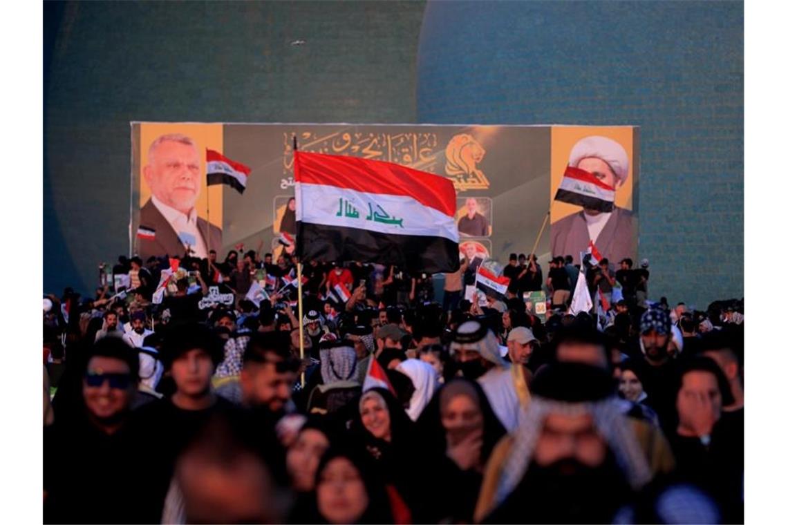 Bei der Parlamentswahl im Irak sind Zwischenfälle nicht ausgeschlossen. Foto: Hadi Mizban/AP/dpa