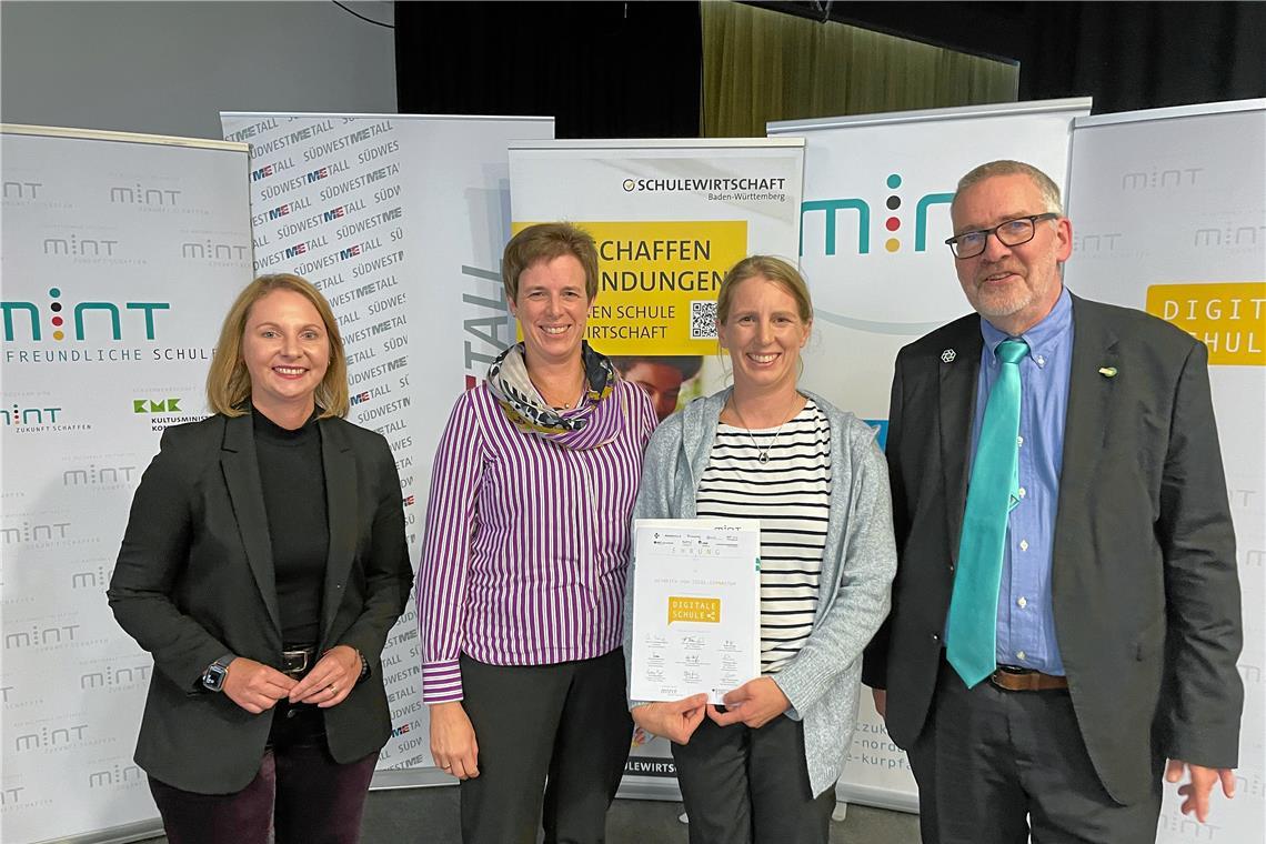 Murrhardter Schule als „Digitale Schule“ ausgezeichnet
