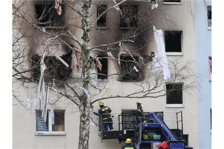 Bei der schweren Explosion in Blankenburg im Harz ist ein Mensch ums Leben gekommen. Foto: Matthias Bein/dpa-Zentralbild/dpa