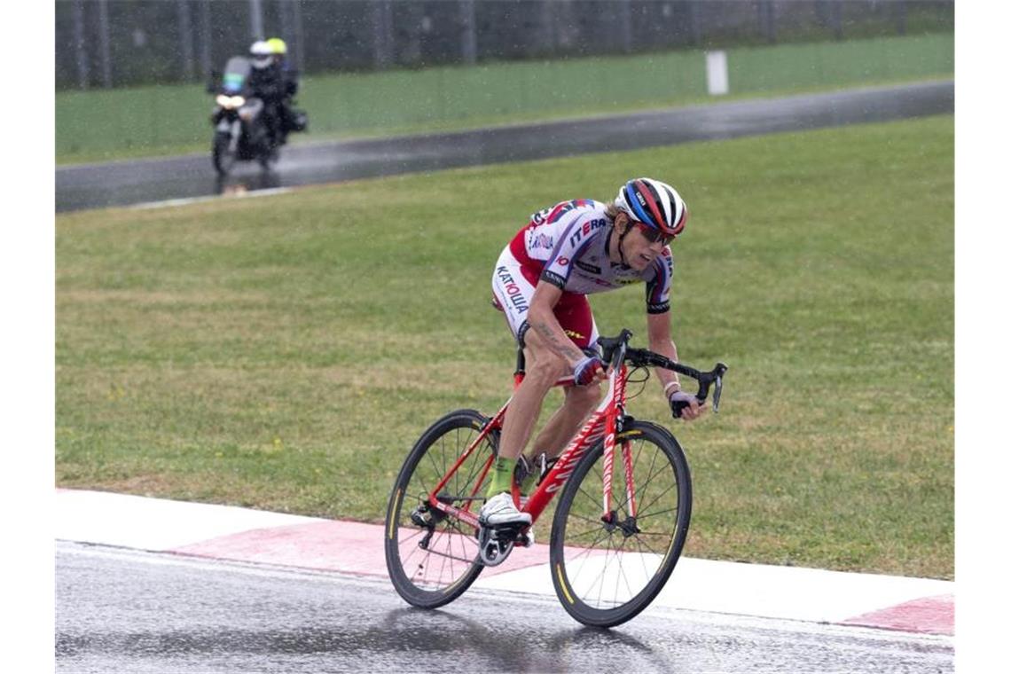 Bei der Straßenrad-WM wird 2020 auf der Rennstrecke von Imola gefahren. Foto: Claudio Peri/ANSA/dpa