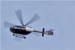 Bei der Suche kamen auch Polizeihubschrauber zum Einsatz. Symbolfoto: privat