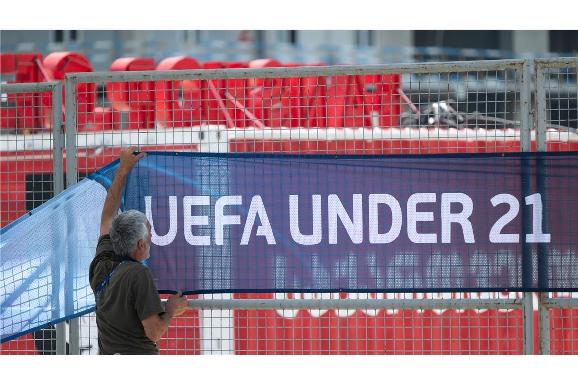 Brisante Vergabe: U21-EM 2027 in Albanien und Serbien Bei der U21-EM 2024 hatte es Hassgesänge von albanischen Fans gegeben. (Symbolbild)