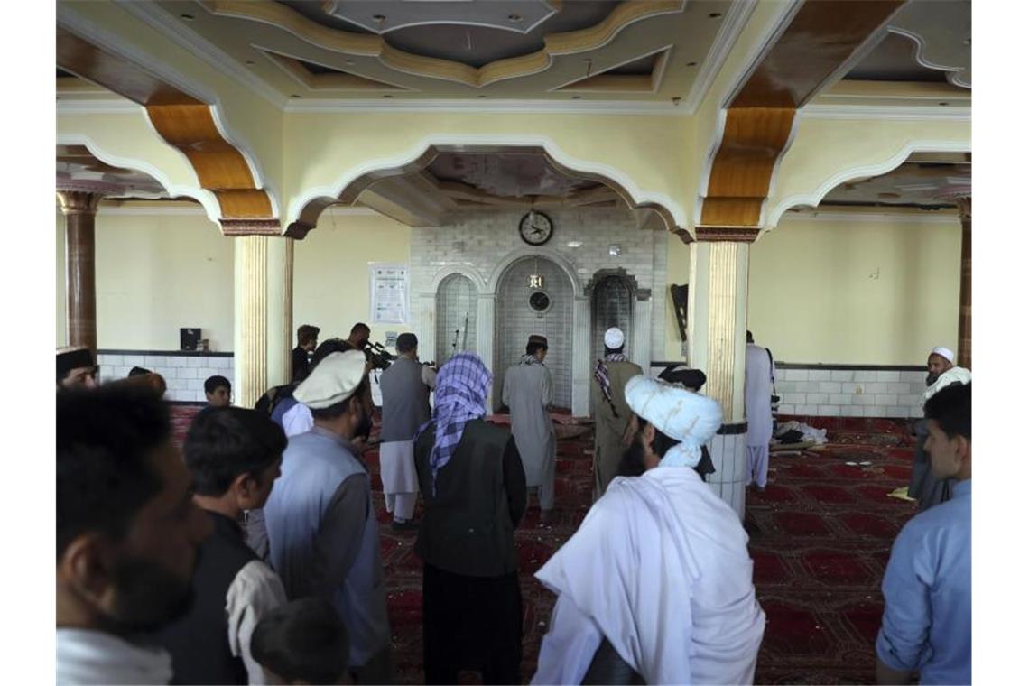 Bei einem Anschlag auf eine Moschee nördlich von Kabul sind mindestens zwölf Menschen getötet worden. Foto: Rahmat Gul/AP/dpa
