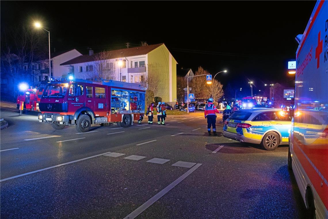 Brand in Mehrfamilienhaus in Backnang