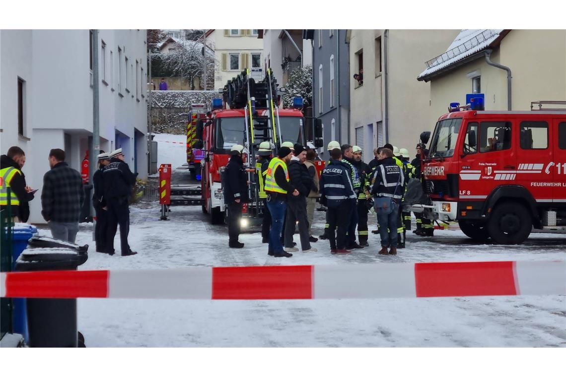 Bei einem Feuer in Leingarten kam eine Person ums Leben.