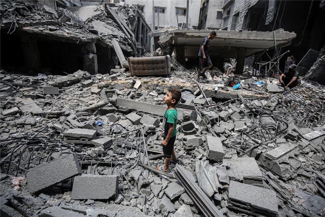 Netanjahu warnt Einwohner der Stadt Gaza: „verschwinden Sie" Bei einem israelischen Luftangriff in der Stadt Gaza sind palästinensischen Angaben zufolge acht Menschen getötet worden (Archivfoto).