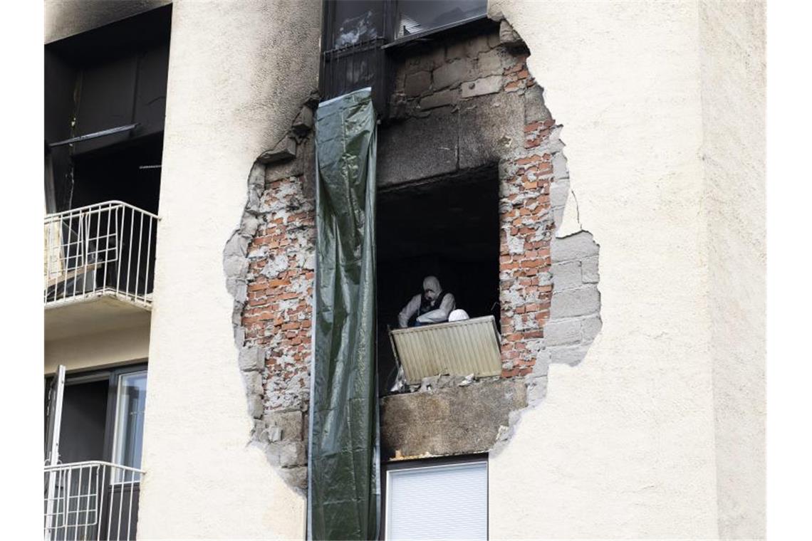 Todesopfer bei Explosion in finnischem Wohnhaus Bei einer Explosion in einem Mehrfamilienhaus in Finnland ist ein Mensch ums Leben gekommen. Foto: Matias Honkamaa/dpa