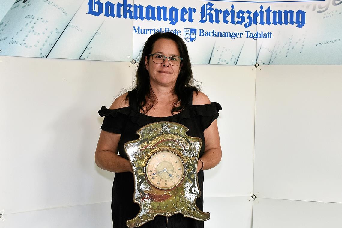 Bei Fabienne Rathmanns Mitbringsel handelt es sich um einen Dachbodenfund. „Die ...