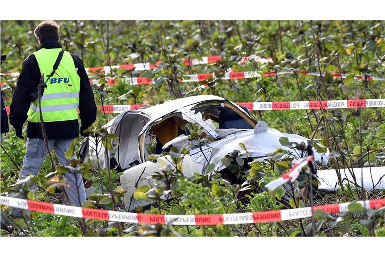 Bei Flugzeugabstürzen in Deutschland rücken Experten Bundesstelle für Flugunfall-Untersuchung (BFU) aus. (Archivbild)