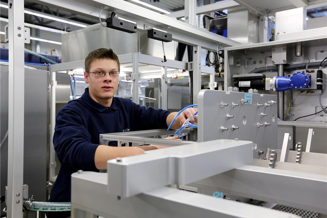 Erste „Nacht der Ausbildung“ in Backnang Bei Harro Höfliger wird unter anderem eine Ausbildung zum Mechatroniker angeboten. Archivfoto: Edgar Layher