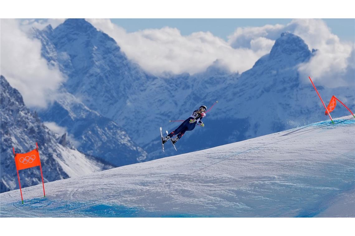 Bei ihrem Sturz bei den Winterspielen verletzte sich Lindsey Vonn schwer.