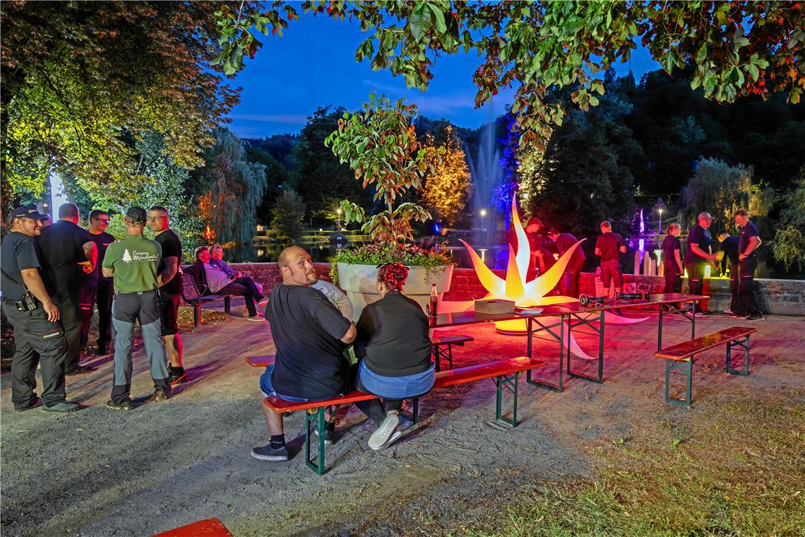 Bei lauen Temperaturen lässt sich der Abend im Stadtgarten geniessen.