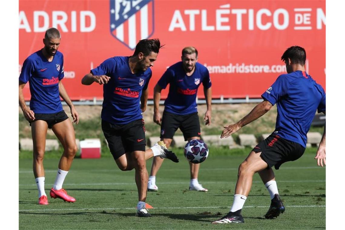 Bei Leipzigs Gegner Atlético Madrid sind zwei Corona-Fälle bekanntgeworden. Foto: Atletico Madrid/dpa