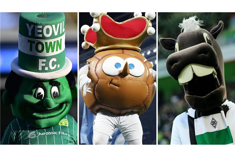 Bei Maskottchen sind der Kreativität keine Grenzen gesetzt.